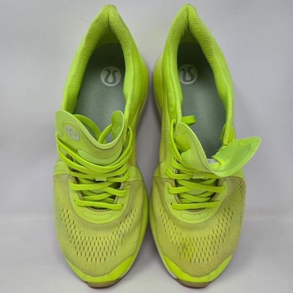 Lululemon W Chargefeel Workout Low Athletic Shoes Neon Yellow Women's 8.5 - Picture 10 of 10